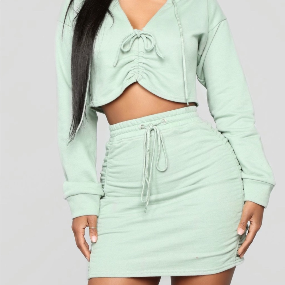 Fabulous two piece hoody sweater dress